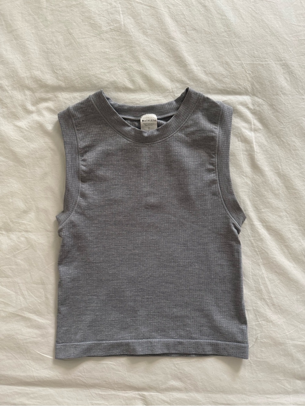 Athleta Renew Seamless Muscle Tank — Gray - Picture 2 of 2